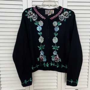 Vintage Forenza Embellished Cardigan